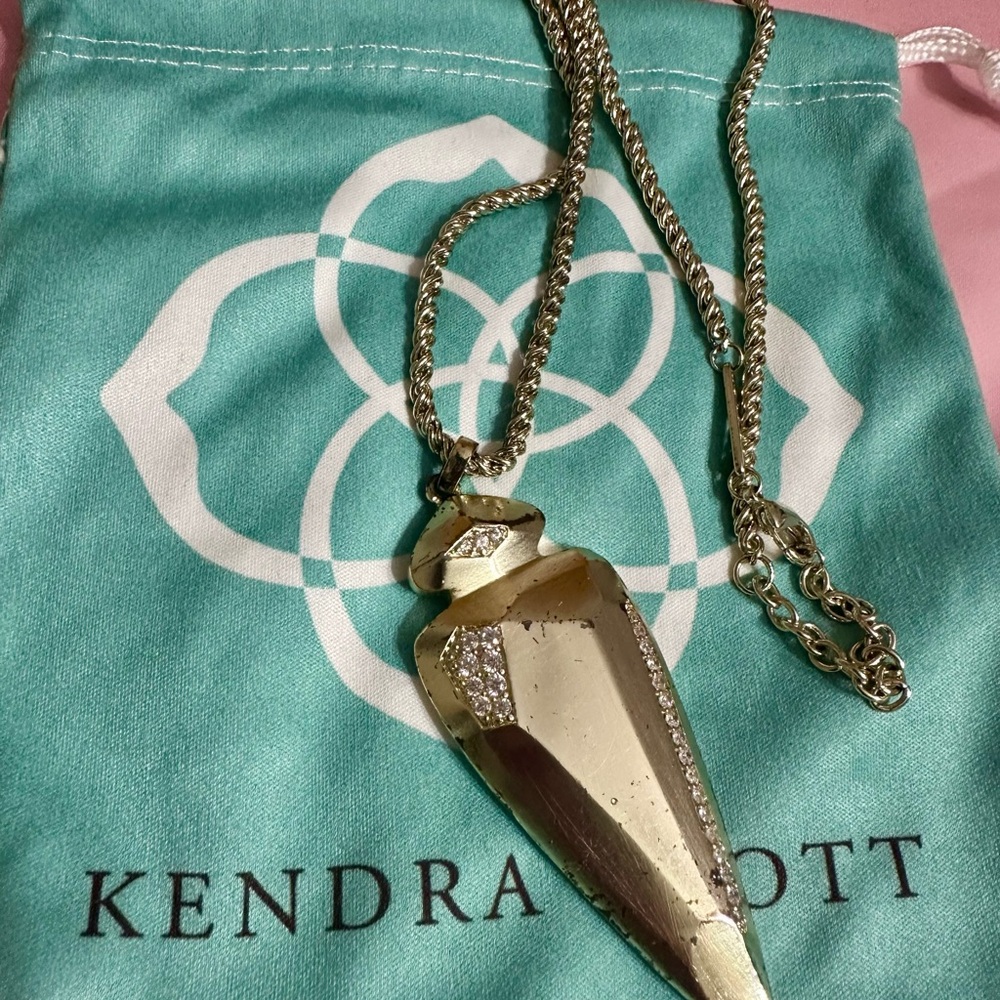 Kendra Scott Gold Pendant Necklace